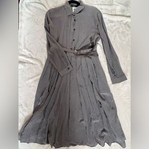 Weekend Max Mara Belted Silk Dress, size 12